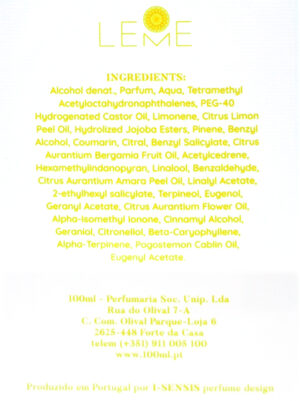 Eau de Toilette Algarve Limão