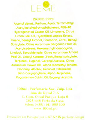 Eau de Toilette Algarve Limão